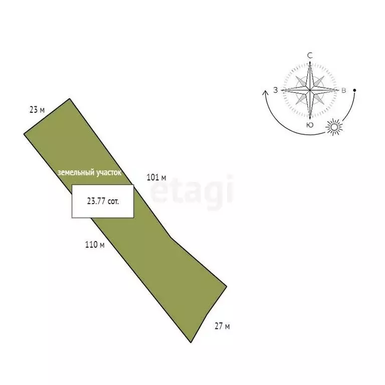 Участок в посёлок Майский, улица Донского (15 м) - Фото 1