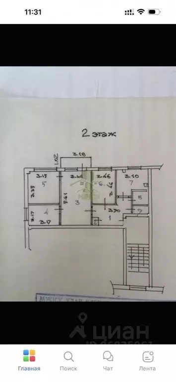 4-к кв. Бурятия, Улан-Удэ Ключевская ул., 26 (63.2 м) - Фото 2