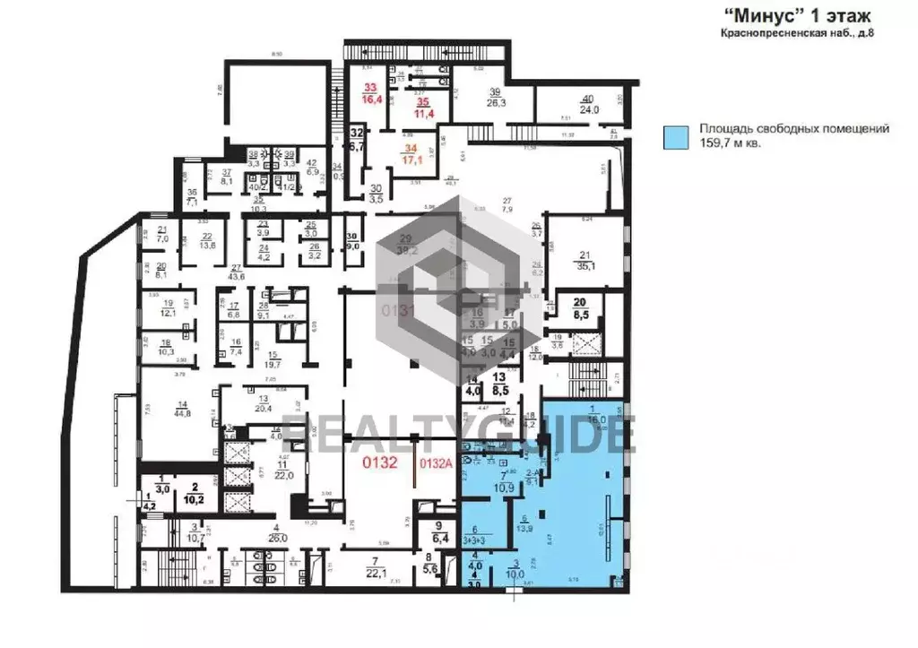 Помещение свободного назначения в Москва Краснопресненская наб., 8 ... - Фото 1