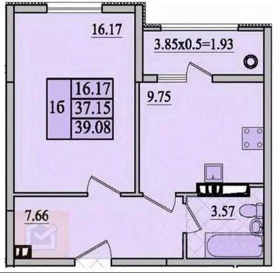 1-к кв. Крым, Евпатория ул. Чапаева, 28Г (39.08 м) - Фото 1