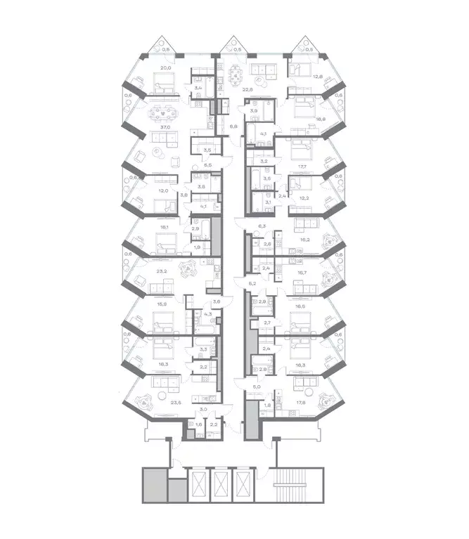 1-к кв. Москва Крылатская ул., 23 (47.61 м) - Фото 2