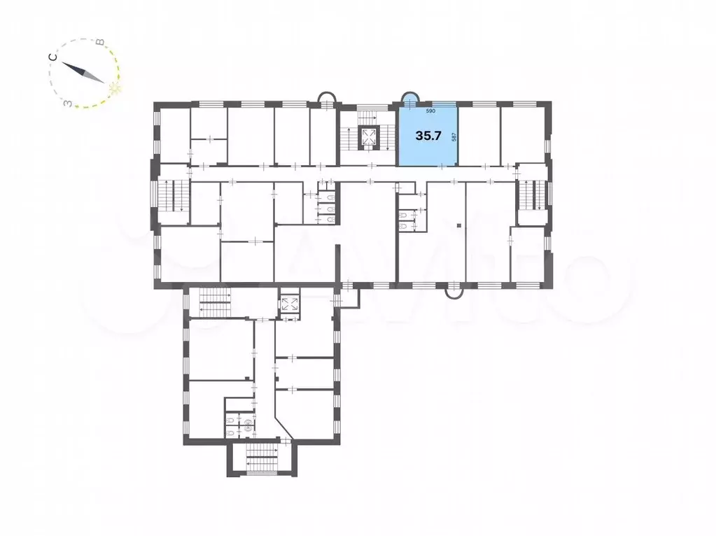 Офис в центре с НДС - 35.50 кв.м - Фото 0