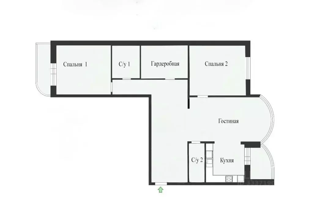3-к кв. Москва Севастопольский просп., 28к8 (113.0 м) - Фото 2