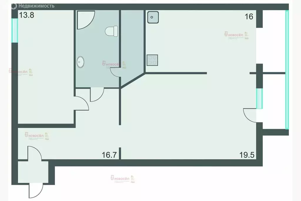 2-комнатная квартира: Екатеринбург, жилой район Вторчермет, ... - Фото 1