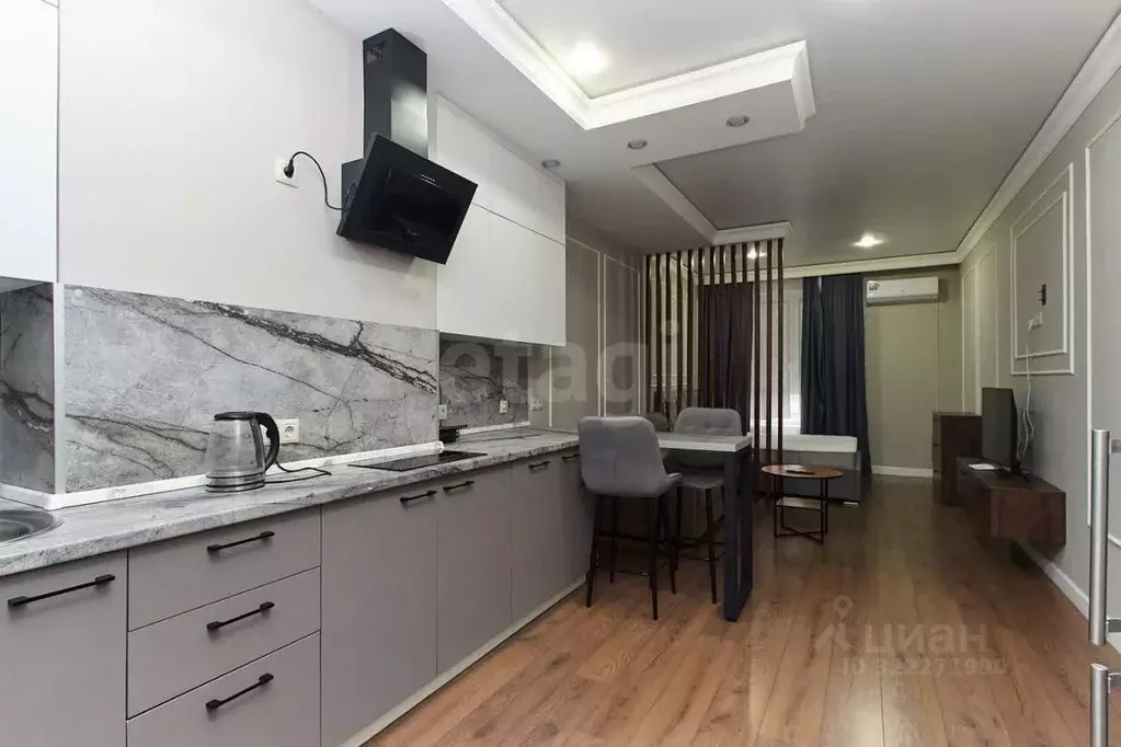 Студия Тюменская область, Тюмень ул. Сакко, 24 (36.9 м) - Фото 1