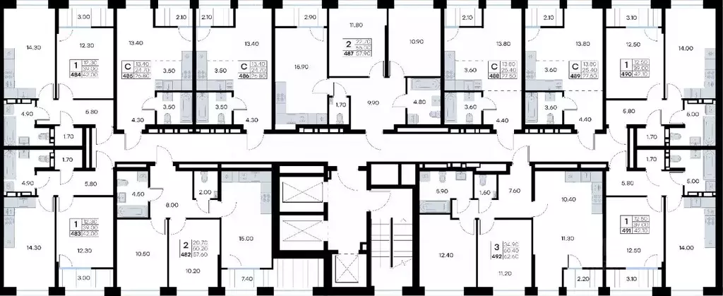 Студия Приморский край, Владивосток ул. Нейбута, 135 (26.8 м) - Фото 2