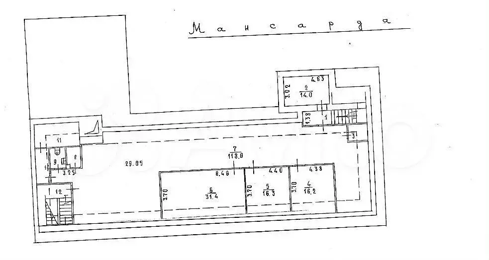 Продажа офиса 615 м2 м. Полянка (цао) - Фото 0