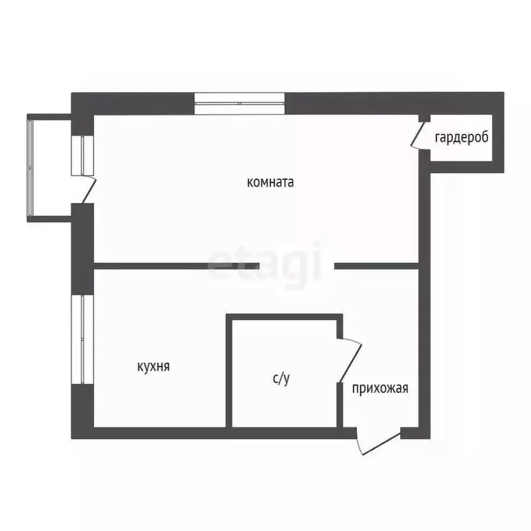 1-к кв. Красноярский край, Красноярск ул. Диктатуры пролетариата, 11 ... - Фото 2