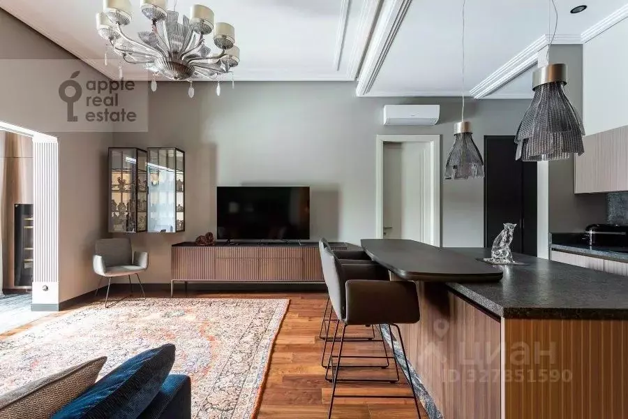 3-к кв. Москва ул. Усачева, 11Б (105.0 м) - Фото 1