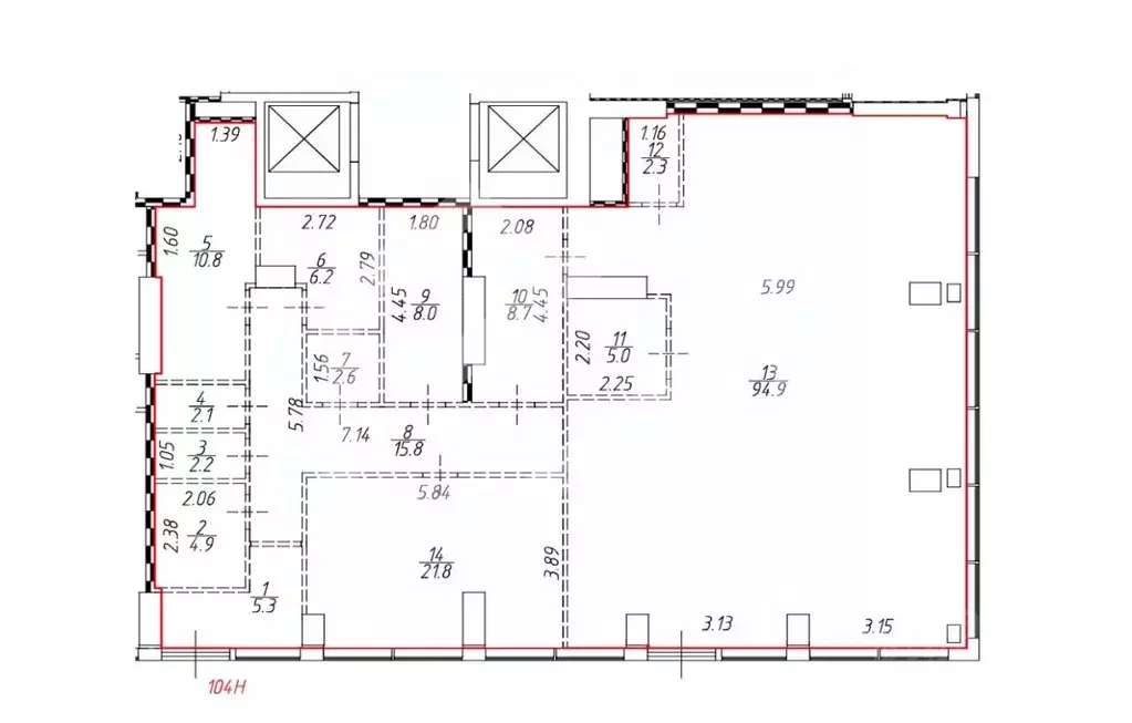 Помещение свободного назначения в Москва Летниковская ул., 11к1 (191 ... - Фото 2