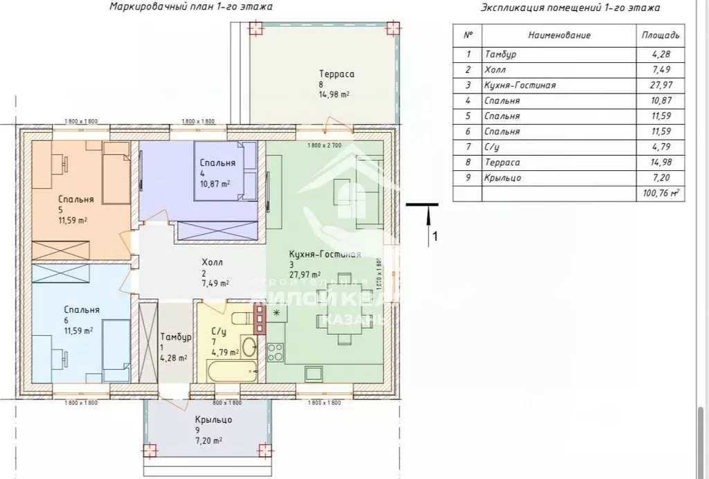 Дом в Татарстан, Зеленодольский район, Большекургузинское с/пос, с. ... - Фото 2