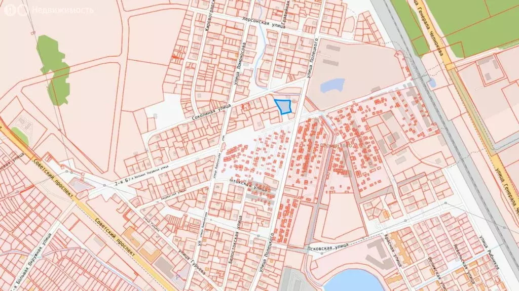 Участок в Калининград, посёлок Лермонтовский, улица Полецкого (16.9 м) - Фото 2