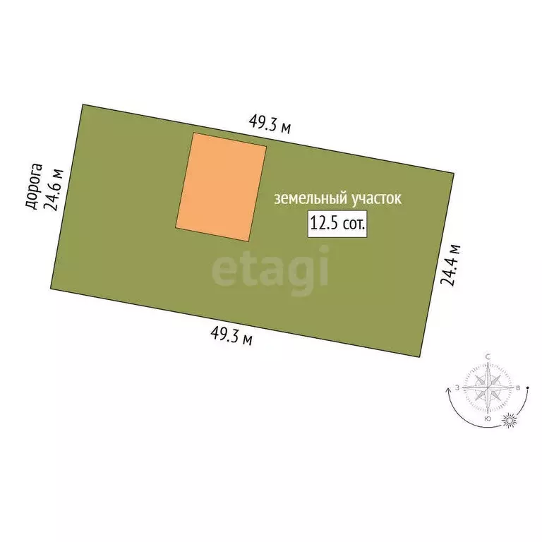 Участок в Тюменская область, Заводоуковский муниципальный округ, село ... - Фото 1