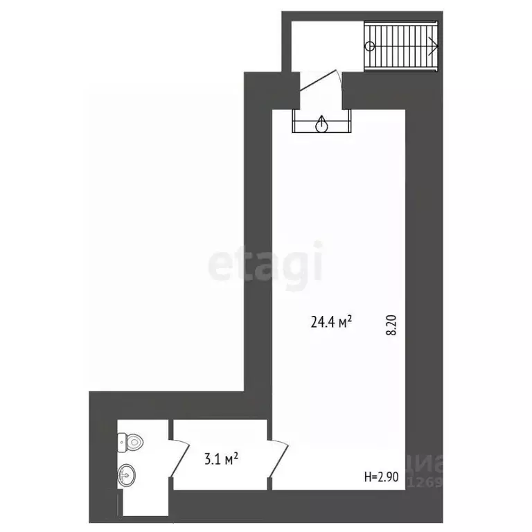 Помещение свободного назначения в Москва Ломоносовский просп., 14 (30 ... - Фото 2