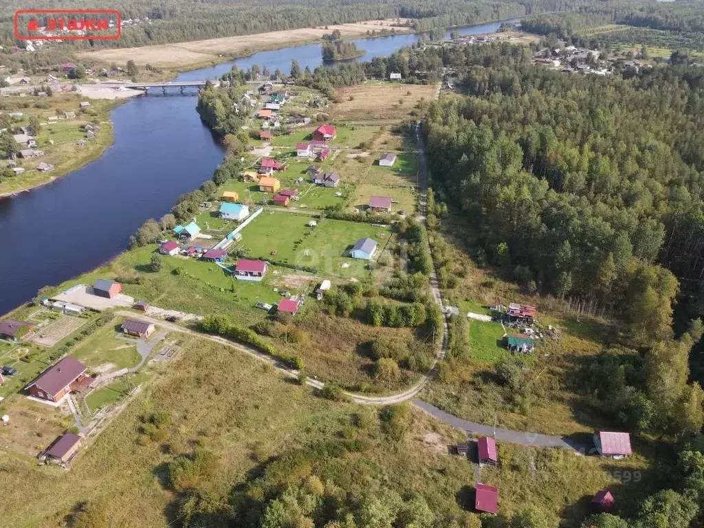 Участок в Карелия, Пряжинское городское поселение, д. Киндасово  (11.4 ... - Фото 0