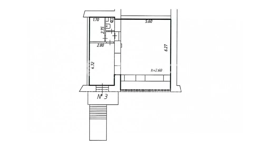 Помещение свободного назначения (65 м) - Фото 2