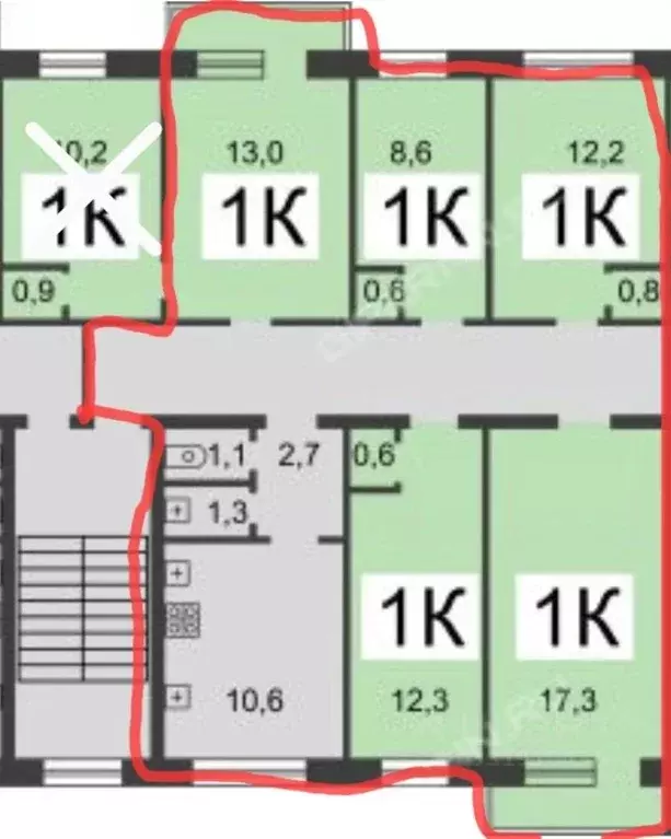 5-к кв. Нижегородская область, Нижний Новгород ул. Кутузова, 9 (96.0 ... - Фото 1