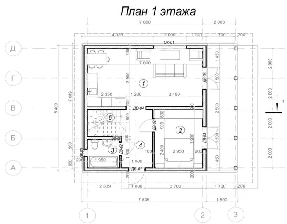 Дом в Краснодарский край, Новороссийск муниципальное образование, с. ... - Фото 1