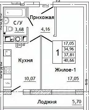 1-к кв. Смоленская область, Смоленский муниципальный округ, д. ... - Фото 0