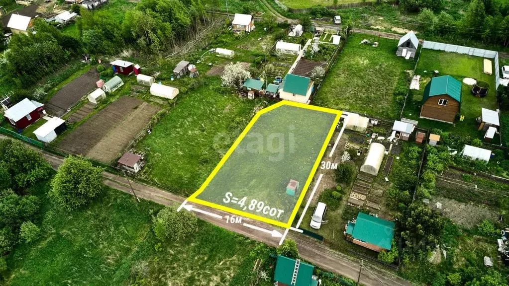 Участок в Томская область, Томский район, Богашевское с/пос, Сосна ... - Фото 1