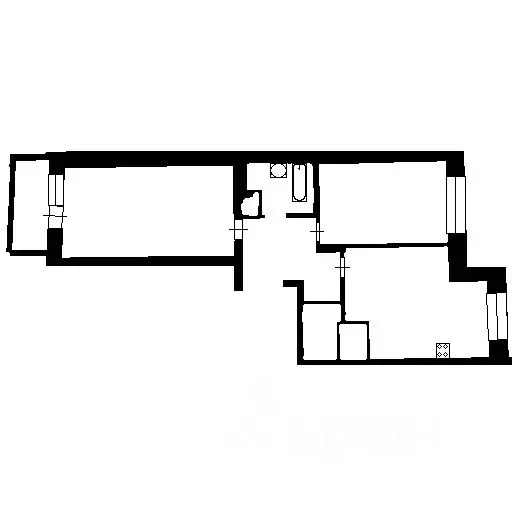 2-к кв. Санкт-Петербург ул. Русановская, 11 (61.7 м) - Фото 2