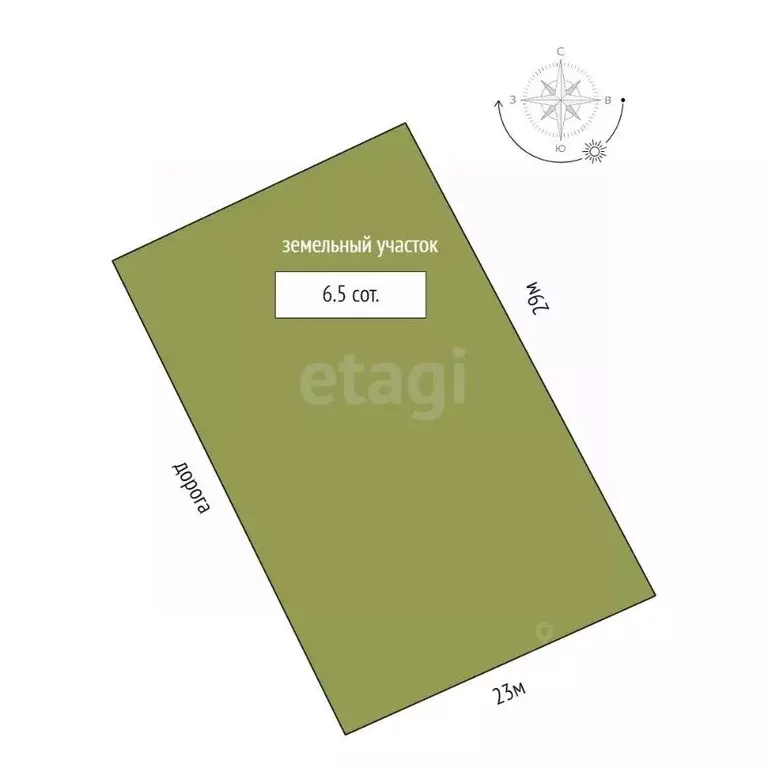 Участок в Крым, Ленинский район, с. Калиновка ул. Южная (6.5 сот.) - Фото 2