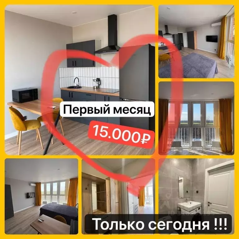 Студия Краснодарский край, Краснодар ул. Ивана Беличенко, 90к2 (27.0 ... - Фото 0