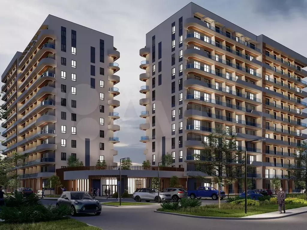 Апартаменты-студия, 30,8 м, 3/12 эт. - Фото 0