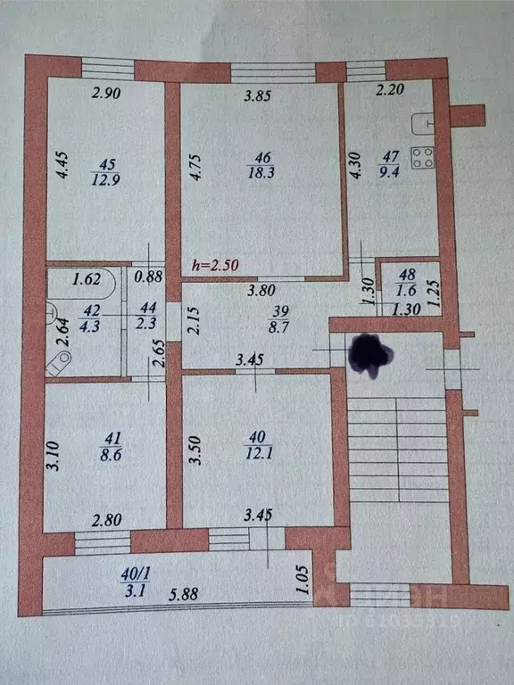 4-к кв. Краснодарский край, Ейск ул. Сергея Романа, 98 (81.0 м) - Фото 2