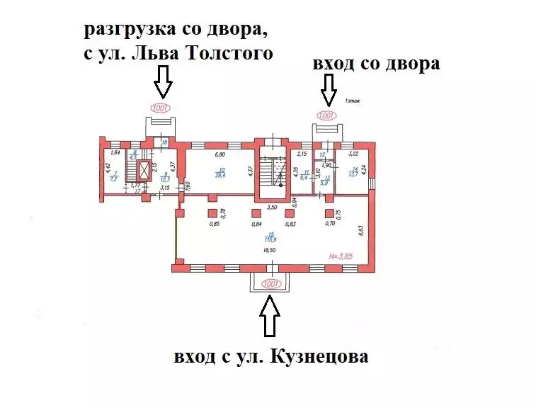 Торговая площадь в Ивановская область, Иваново ул. Кузнецова, 98а (199 ... - Фото 2