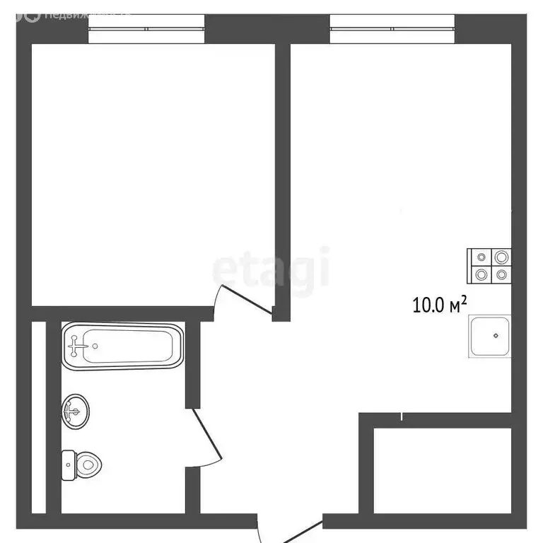 1-комнатная квартира: Тюмень, улица Республики, 204к3 (58.2 м) - Фото 0