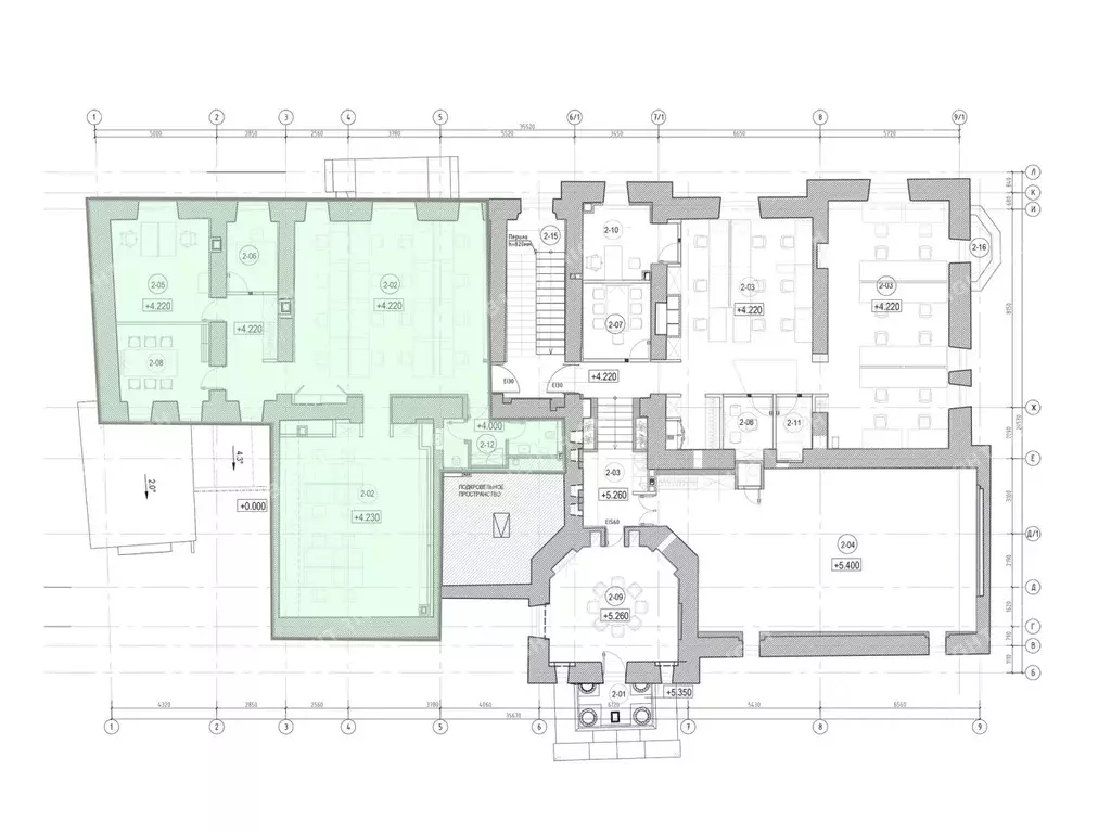 Офис в Москва Малая Калужская ул., 15С5 (140 м) - Фото 1