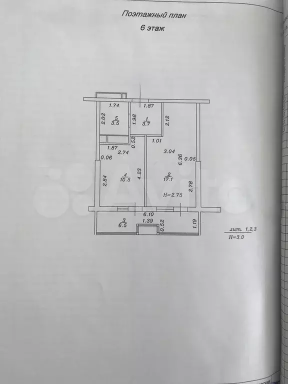 1-к. квартира, 41,3 м, 6/14 эт. - Фото 0