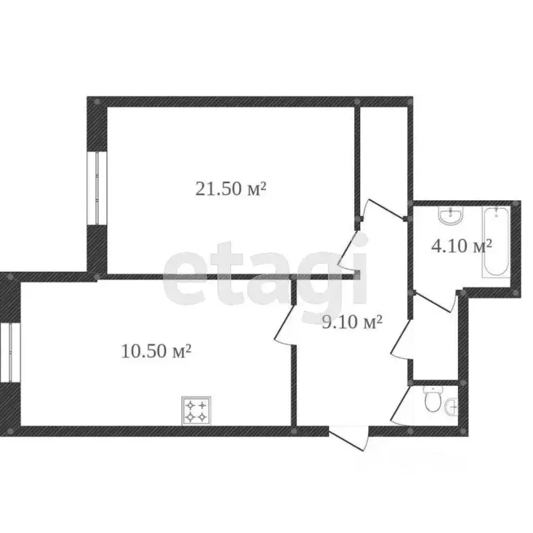 1-к кв. Ямало-Ненецкий АО, Новый Уренгой Оптимистов мкр, 4/3 (44.5 м) - Фото 1