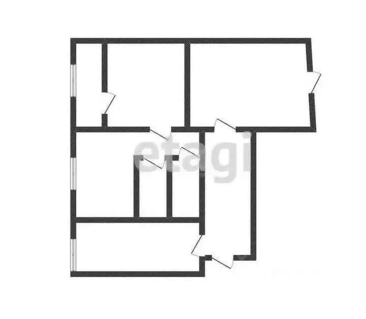 3-к кв. Курская область, Курск просп. Хрущева, 28 (76.0 м) - Фото 0
