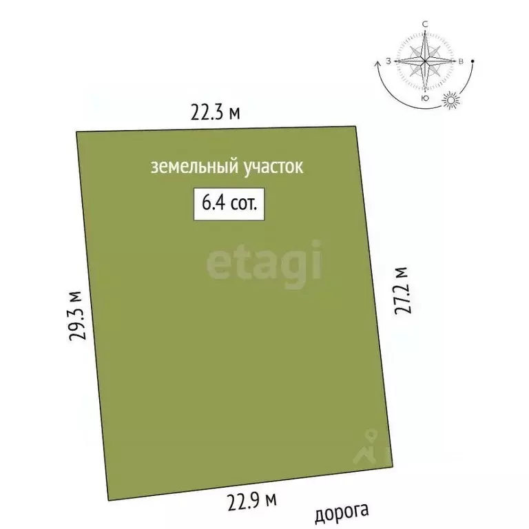 Участок в Самарская область, Волжский район, Воскресенка с/пос, Радуга ... - Фото 2