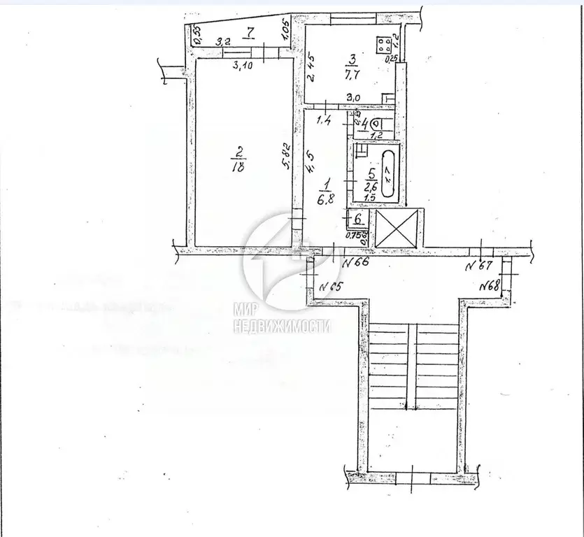 1-к кв. Московская область, Дмитров ДЗФС мкр, 19 (35.9 м) - Фото 2