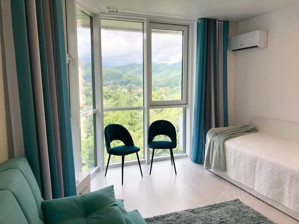 Студия Краснодарский край, Сочи ул. Аллея Челтенхема, 18 (30.7 м) - Фото 1