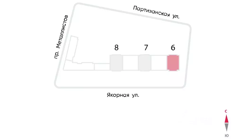 Студия Санкт-Петербург ЛСР Большая Охта жилой комплекс (22.2 м) - Фото 1