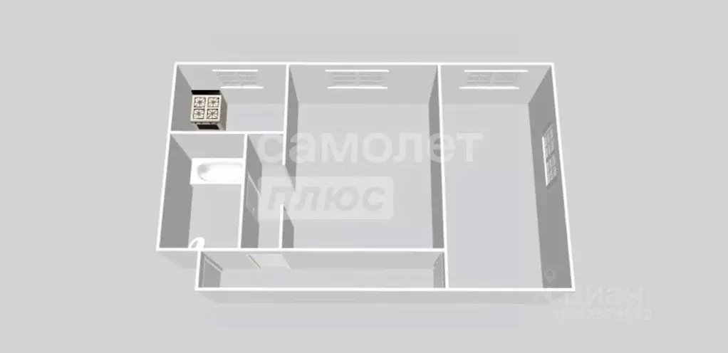 2-к кв. Московская область, Домодедово городской округ, пос. Санатория ... - Фото 1