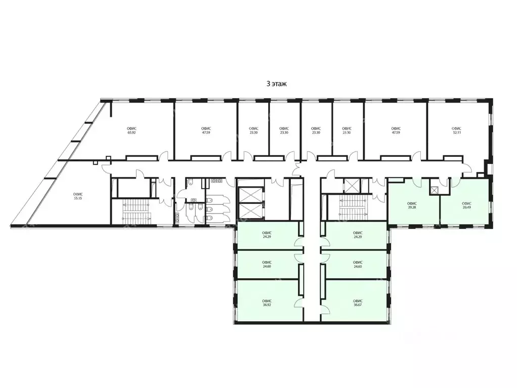 Офис в Санкт-Петербург Цветочная ул., 2 (254 м) - Фото 2