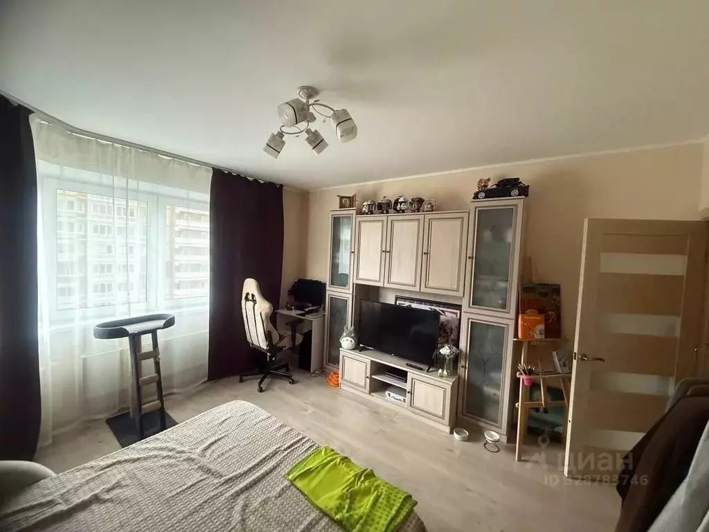 1-к кв. Московская область, Домодедово Южный мкр, ул. Курыжова, 30к1 ... - Фото 1