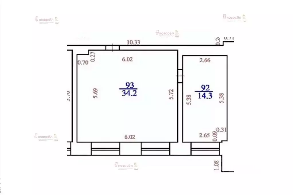 Офис в Свердловская область, Екатеринбург ул. Цвиллинга, 6 (49 м) - Фото 2