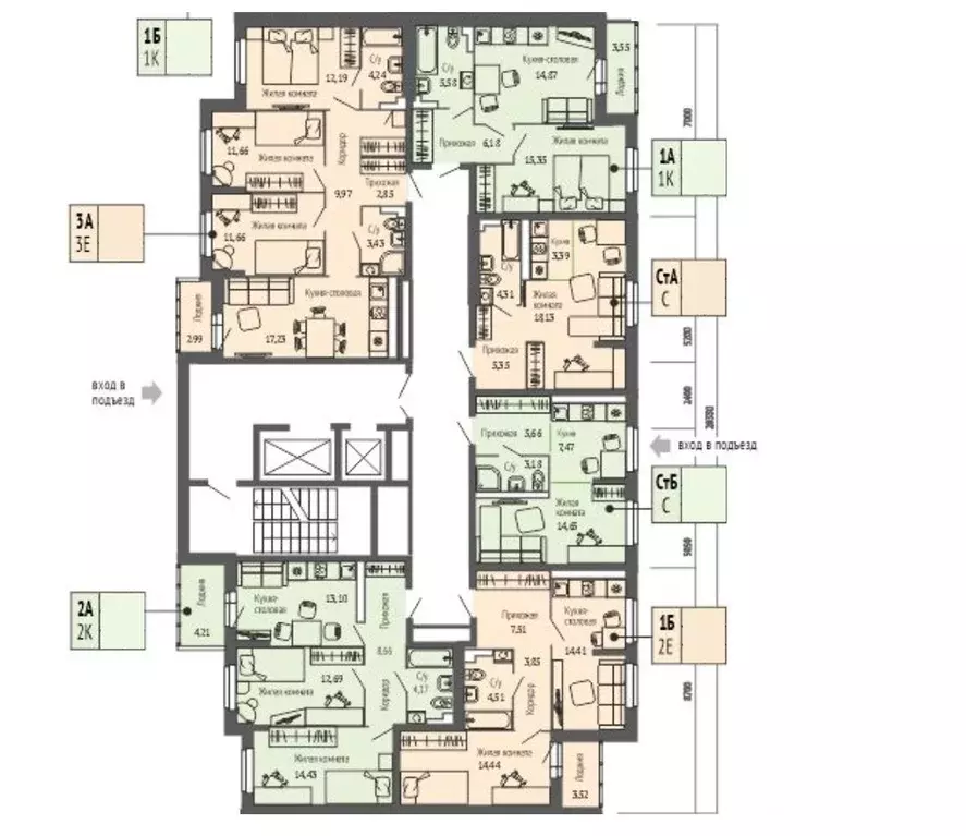 1-к кв. Свердловская область, Верхняя Пышма ул. Кривоусова, 33 (43.15 ... - Фото 2