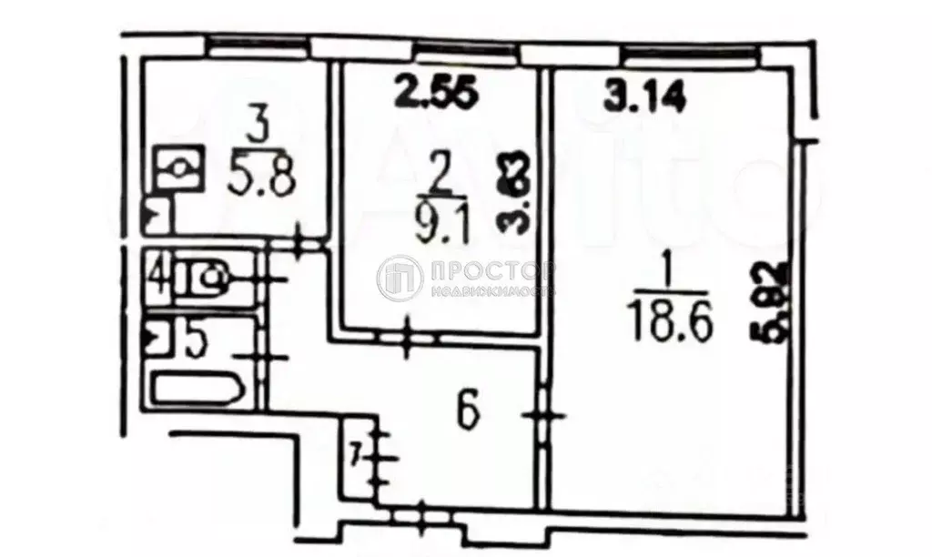 2-к кв. Москва ул. Полбина, 62 (43.6 м) - Фото 2
