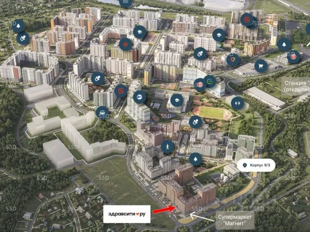 Торговая площадь в Москва Десеновское поселение, ул. 3-я ... - Фото 2