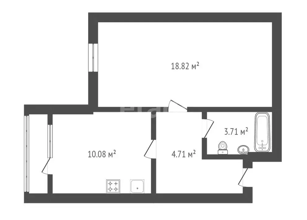 1-комнатная квартира: Борисоглебск, Советская улица, 86 (45.3 м) - Фото 0