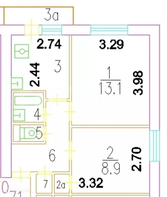 Продаётся 2-к квартира, 38.7 м - Фото 1