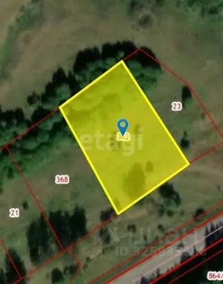 Участок в Калужская область, Тарусский муниципальный округ, Петрищево ... - Фото 2