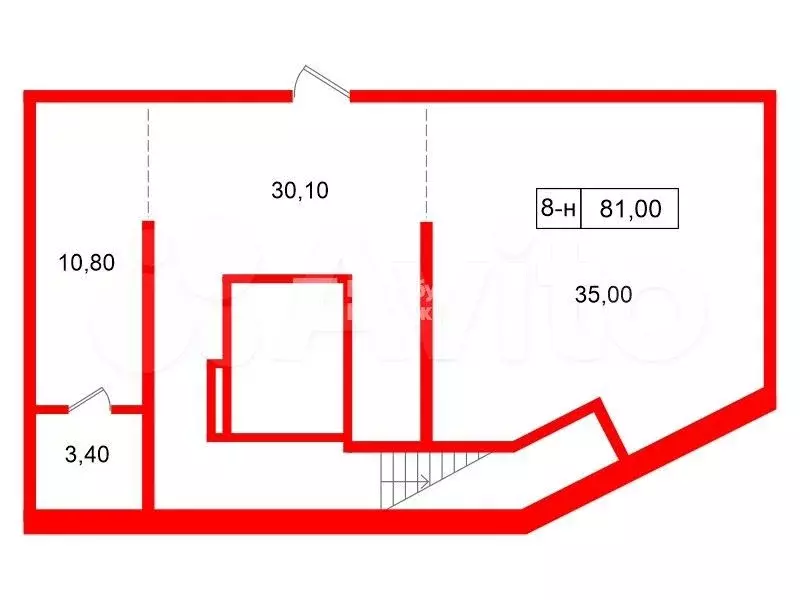 Продам помещение свободного назначения, 81 м - Фото 0